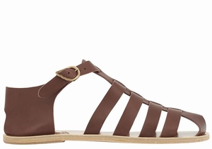 Sandale Pecheur Ancient Greek Sandals Homer Leather   | WCW-8431756